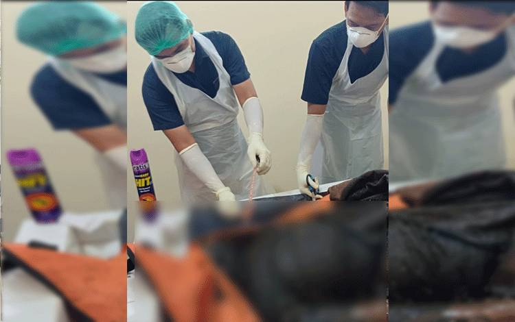 Jasad yang Ditemukan Warga di Sampit Diduga Korban Pembunuhan