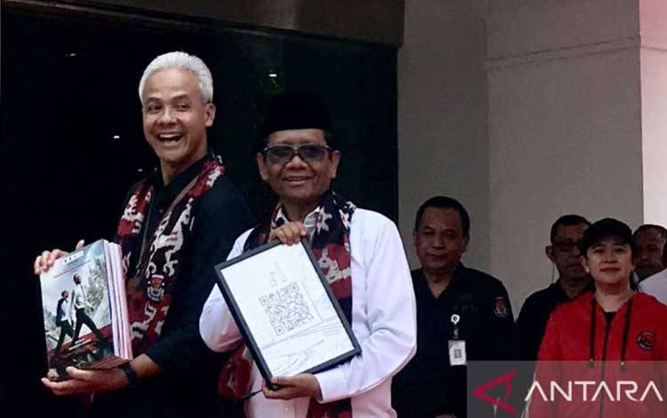 KPU RI Sebut Dokumen Pendaftaran Ganjar-Mahfud lengkap