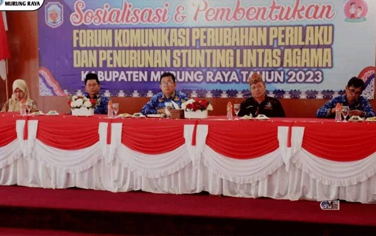 Murung Raya Bentuk Forum Komunikasi Perubahan Perilaku dan Penurunan Stunting Lintas Agama