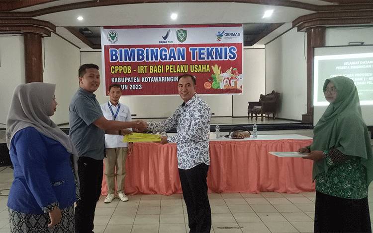 Industri Rumah Tangga Pangan Kotim Diberi Pembinaan