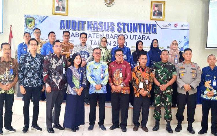 Disdalduk KBP3A Barito Utara Gelar Rapat Audit Stunting