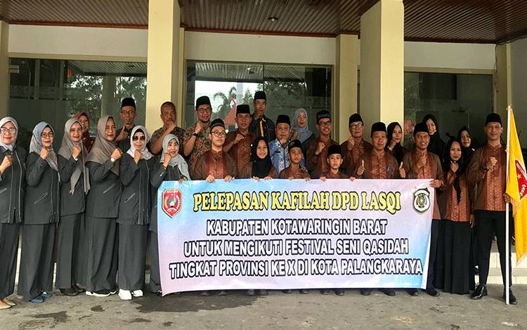 Pemkab Kobar Lepas Peserta Festival Seni dan Qasidah ke-X Tingkat Provinsi 2023