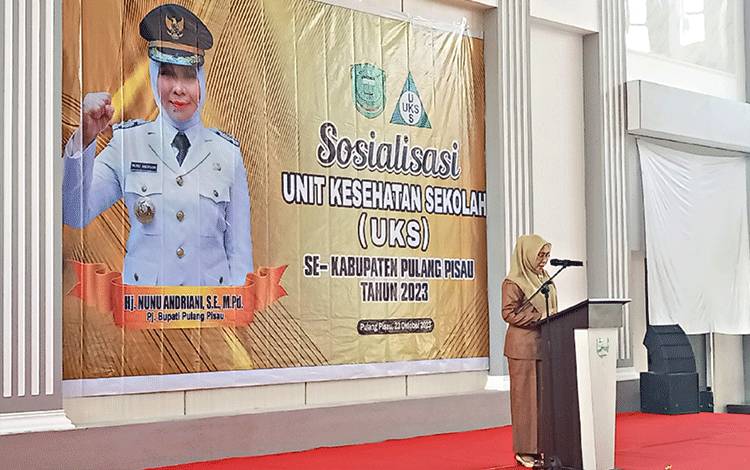 Pj Bupati Pulang Pisau Membuka Sosialisasi UKS