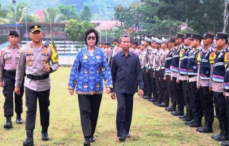 Kawal Pemilu 2024, Polres Lamandau Terjunkan 180 Personel