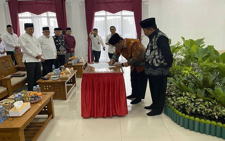 Jabat Ketua LPTQ, Wagub Kalteng Bertekad Jalankan Tugas dengan Amanah