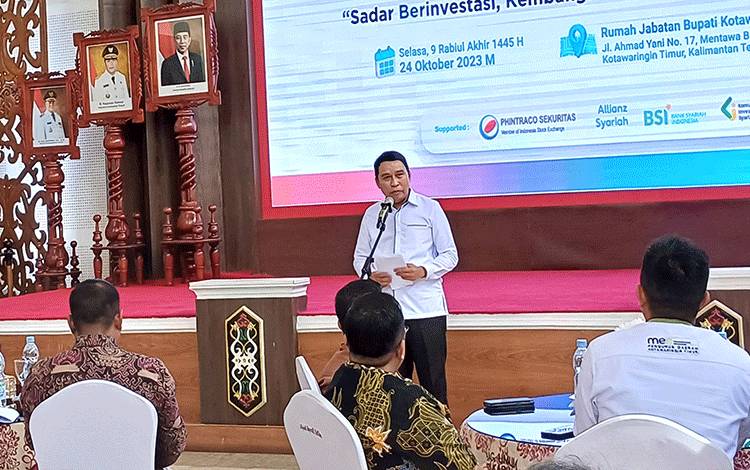 MES Kotim Gelar Workshop Pasar Modal Syariah