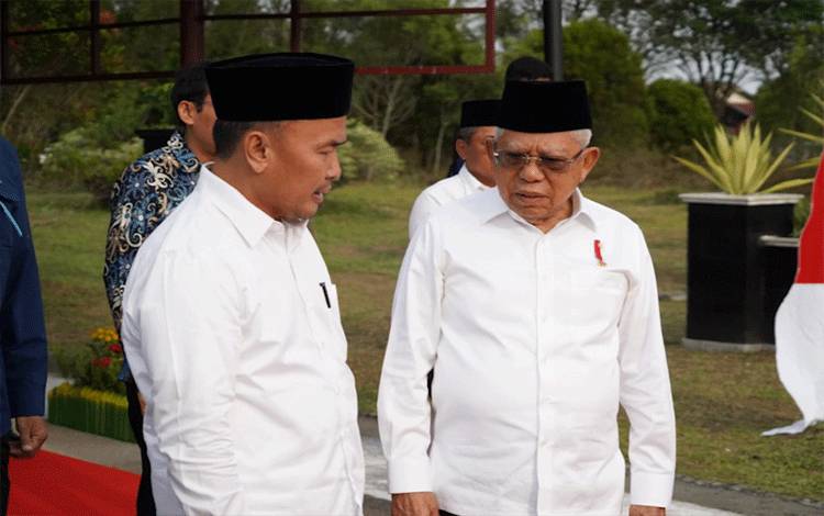 Gubernur Kalteng Sampaikan Potensi SDA Kalteng kepada Wapres Maruf Amin