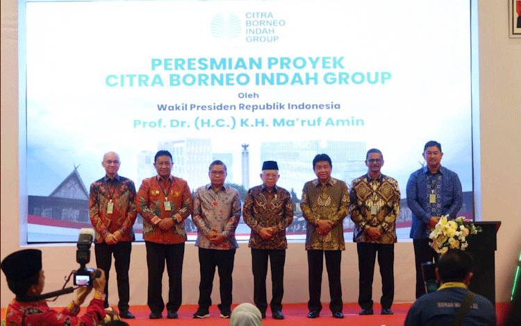 Resmikan Proyek CBI Group, Ini yang Disampaikan Wapres Maruf Amin