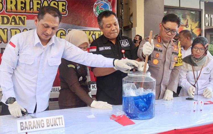 Polda Kalteng Ungkap Jaringan Peredaran Narkoba di Kalteng