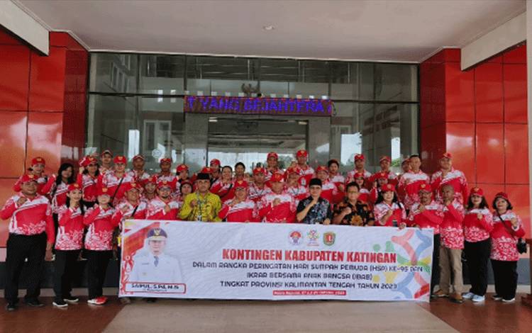 Pemuda Katingan Bertolak ke Kapuas Ikuti Rangkaian Hari Sumpah Pemuda
