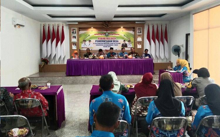 Kecamatan MB Ketapang Gelar Rakor Bulanan
