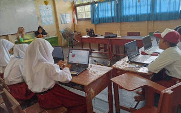 SDN 1 Samuda Kecil Pertama Kali Laksanakan ANBK Mandiri