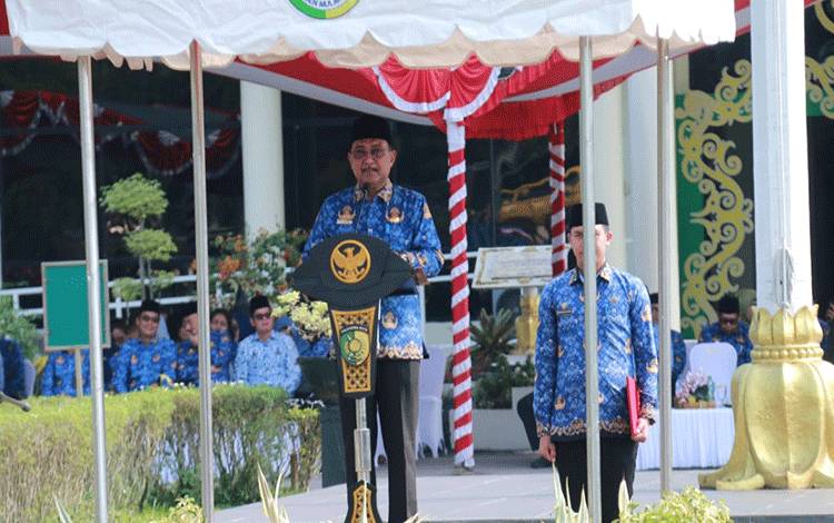 Pemko Palangka Raya Gelar Upacara Peringatan Hari Sumpah Pemuda