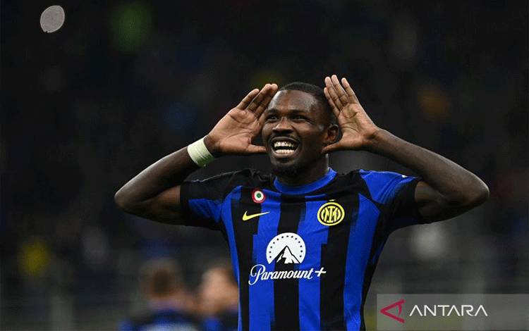 Gol Semata Wayang Thuram Bawa Inter Milan Tundukkan Tamunya AS Roma