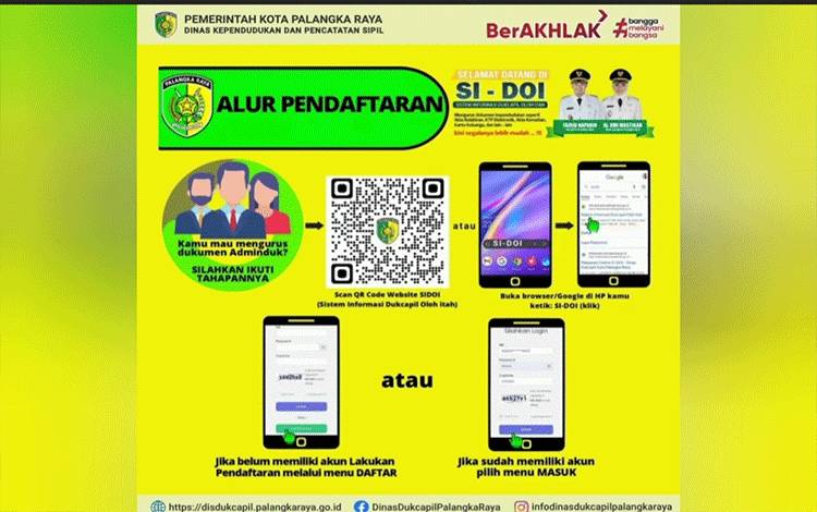 Ini Alur Pendaftaran Akun Si Doi Disdukcapil