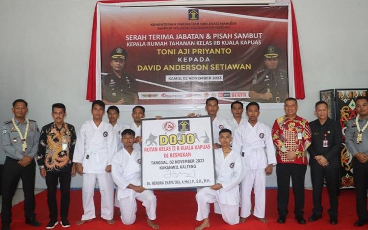 Kakanwil Kemenkumham Kalteng Resmikan Program Pelatihan Bela Diri Judo di Rutan Kapuas?