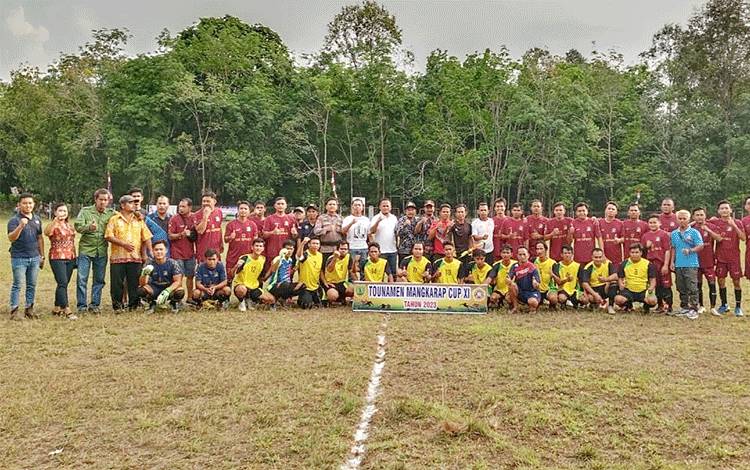 Turnamen Sepakbola Mangkarap Cup XI Dimulai, Panitia Siapkan Hadiah Puluhan Juta Rupiah
