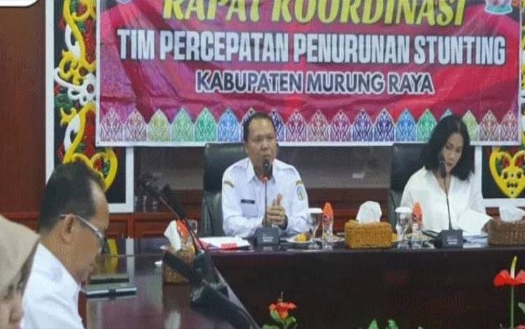 Disdalduk KBP3A Murung Raya: Masalah Stunting Harus Ditanggulangi