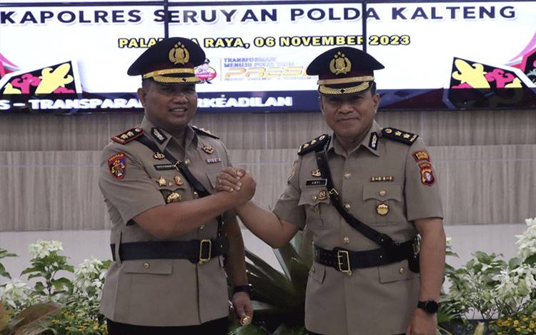 AKBP Priyo Poerwanto Resmi Jabat Kapolres Seruyan Gantikan AKBP Ampi Mesias Von Bulow