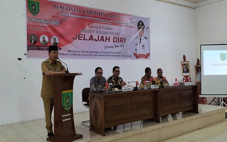 Pemkab Barito Selatan Melaksanakan Training dan Workshop Capacity Building For ASN