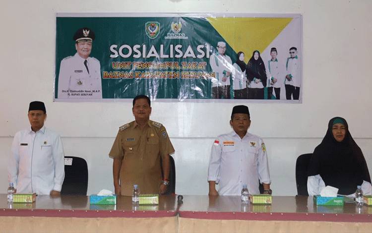 Hadiri Sosialisasi Unit Pengumpul Zakat BAZNAS, Pj Bupati Seruyan Harapkan Ini