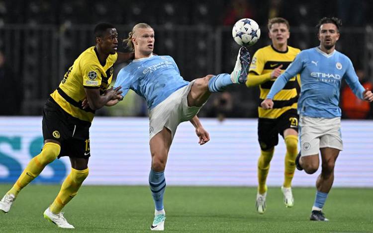 Manchester City Lolos ke Babak 16 Besar Setelah Hajar Young Boys 3-0