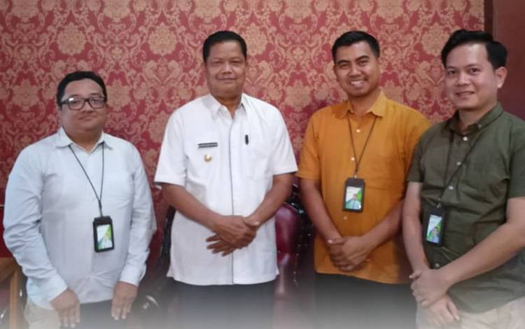 Pj Bupati Seruyan Terima Kunjungan Tim BPJS Bahas Santunan Pekerja