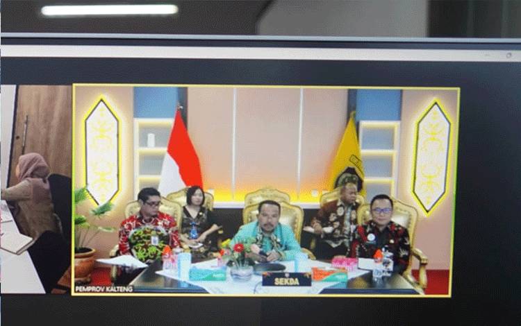 Sekda Kalteng Ikuti Rakor Pencegahan Korupsi Sektor Bisnis