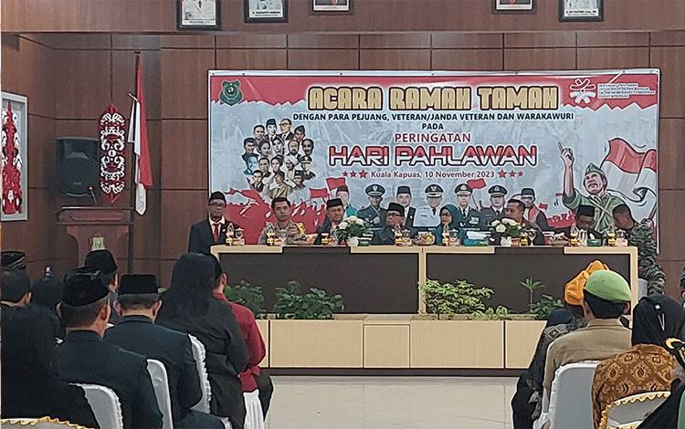 Peringati Hari Pahlawan, Pemkab Bersama Unsur Forkopimda Ramah Tamah Dengan Veteran