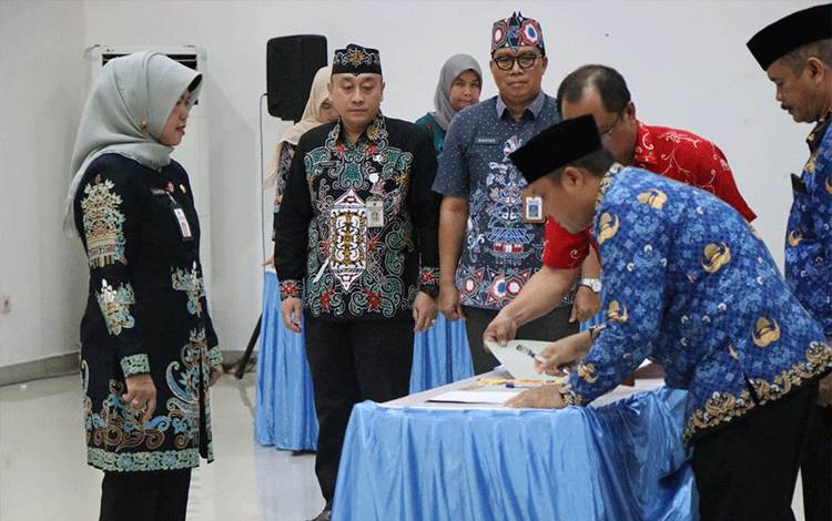 BKD Kukuhkan Pejabat Fungsional Pemprov Kalteng