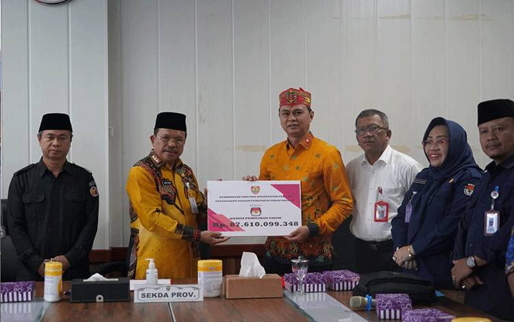 Sekda Kalteng Berharap Melalui Dana Hibah Pesta Demokrasi Dapat Berjalan Lancar