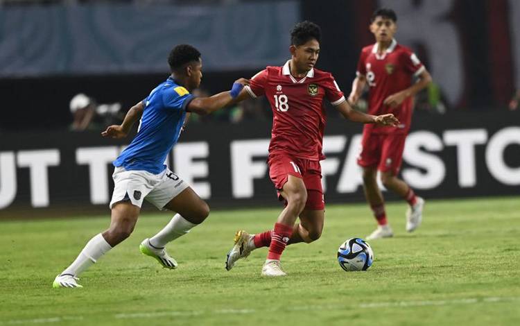 Indonesia Bermain Imbang 1-1 dengan Ekuador