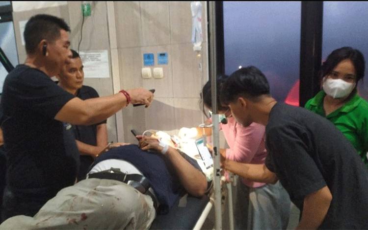 Kepada Dinas PMPTSP Kotim Diana Setiawan Kecelakaan Lalu Lintas, Kondisinya Begini