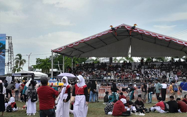 Penonton Kejuaraan Sepeda Dunia Bahkan Datang dari Kalsel