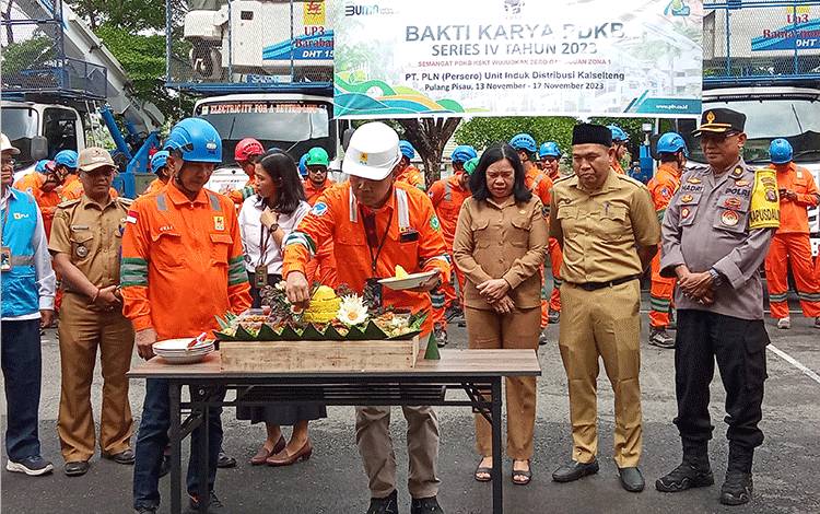 Amankan Pelaksanaan Natal dan Tahun Baru 2024, PLN Gelar Bakti Karya PDKB Series IV