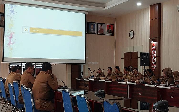 Bappelitbangda Kapuas Gelar Rakor Bersama Camat Persiapan Pelaksanaan Musrenbang Kecamatan 2024