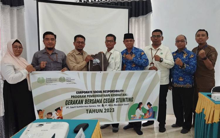 Ini Upaya CBI Group Membantu Pemkab Kobar Menurunkan Angka Stunting