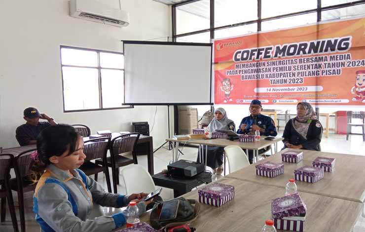 Bawaslu Pulang Pisau Bangun Sinergitas Bersama Media Jelang Pemilu 2024