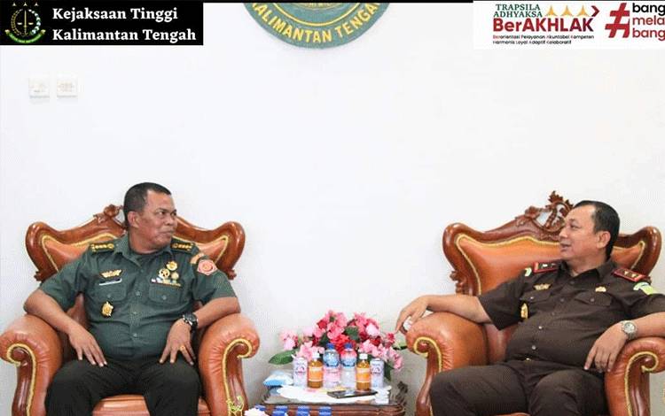 Asisten Pidana Militer Kejaksaan Tinggi Kalsel Lakukan Kunker ke Kalteng