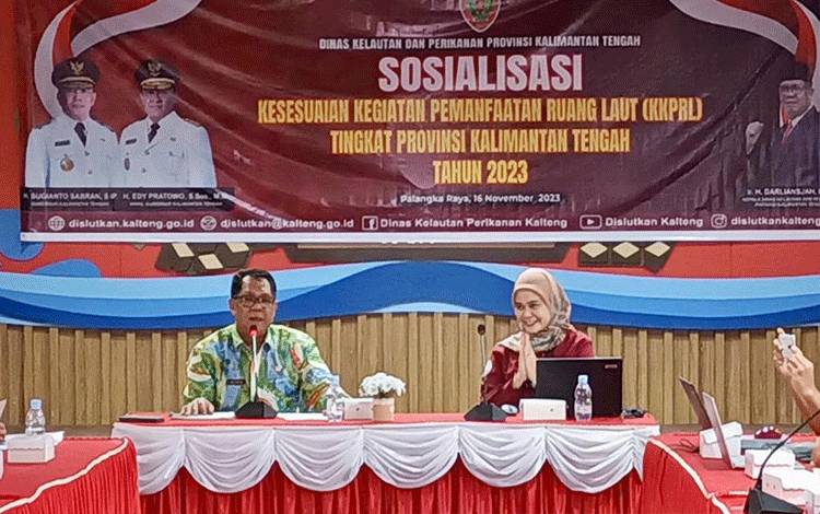 Dislutkan Kalteng Sosialisasikan Kesesuaian Kegiatan Pemanfaatan Ruang Laut