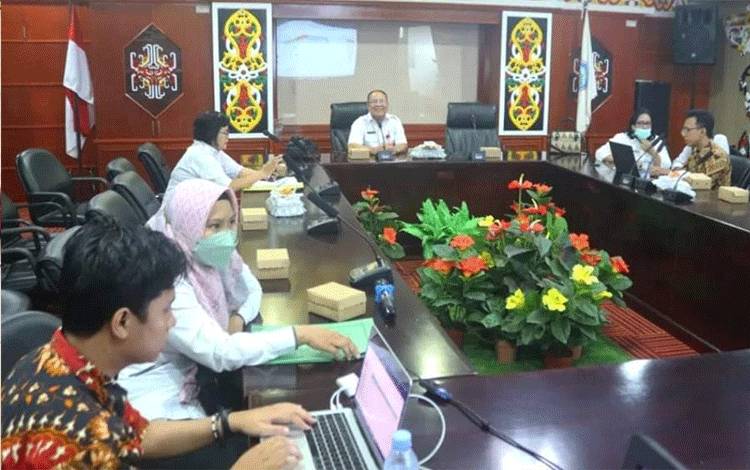 Diskominfo SP Murung Raya Gelar Validasi Data SPBE Lingkup Pemkab