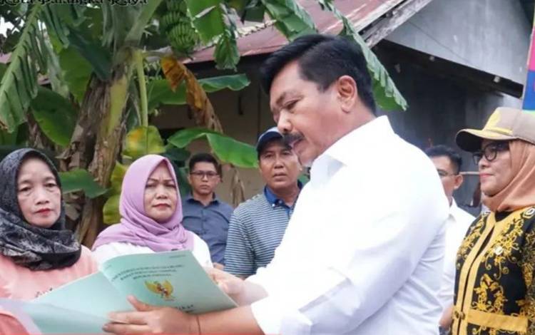 Pendaftaran Tanah Sistematis Lengkap di Palangka Raya Capai 88 Persen