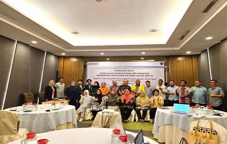 USAID IUWASH Tangguh Gelar Workshop Input Draft Pedoman Teknis Keberlanjutan Sumber Daya Lahan