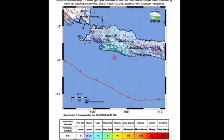 Gempa di Pantai Selatan Cianjur Dipicu Aktivitas Subduksi Lempeng