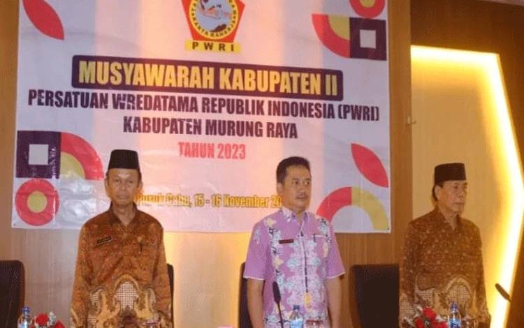 PWRI Murung Raya Muskab, Pemkab: Berharap Jadi Mitra Strategis Pemerintah