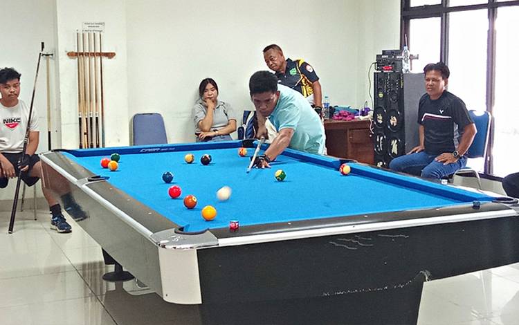 Jaring Atlet Porprov 2024, POBSI Pulang Pisau Gelar Turnamen Biliar