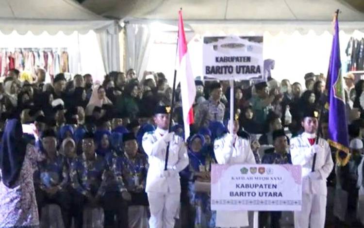 Pj Bupati Barito Utara Ikuti Pembukaan MTQH XXXI Tingkat Kalteng