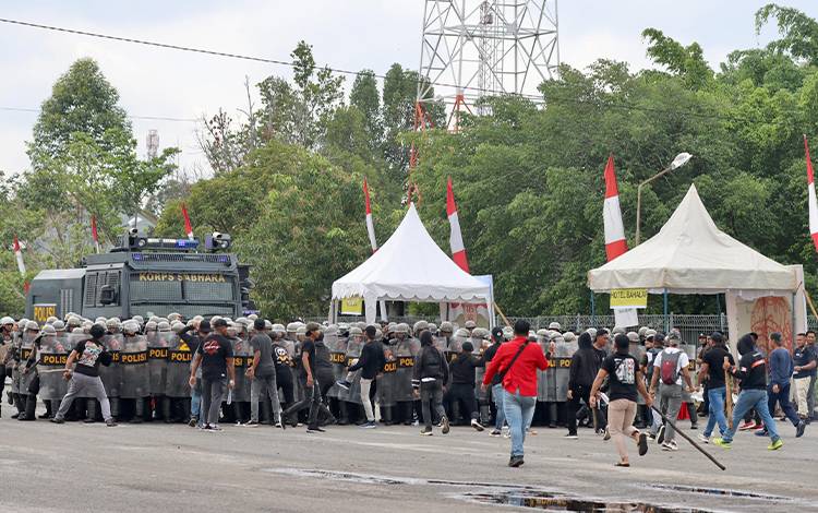 Kapolda Kalteng Pimpin Simulasi Sispam Kota