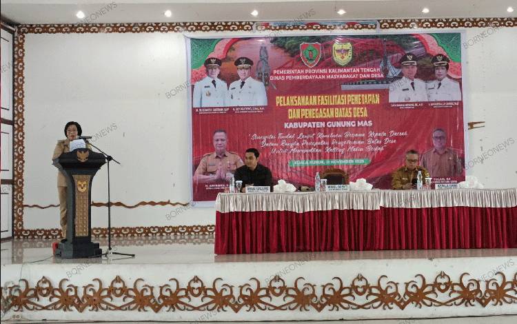 11 Desa/Kelurahan di Kurun Segera TTD Berita Acara Penetapan Batas Desa