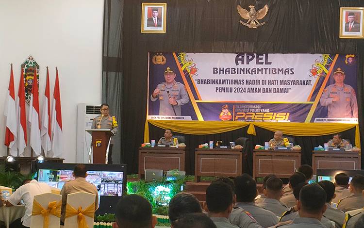 Kapolda Kalteng Ingatkan Bhabinkamtibmas Jaga Netralitas